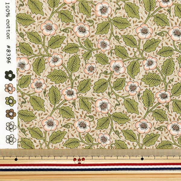 [Quantity starting from 5] Fabric "MODA BEST OF MORRIS Sheeting Antipodes 8396-11"