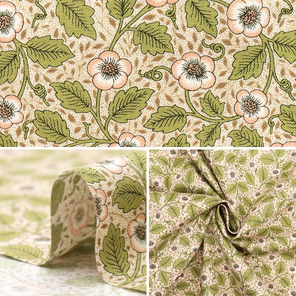 [Quantity starting from 5] Fabric "MODA BEST OF MORRIS Sheeting Antipodes 8396-11"