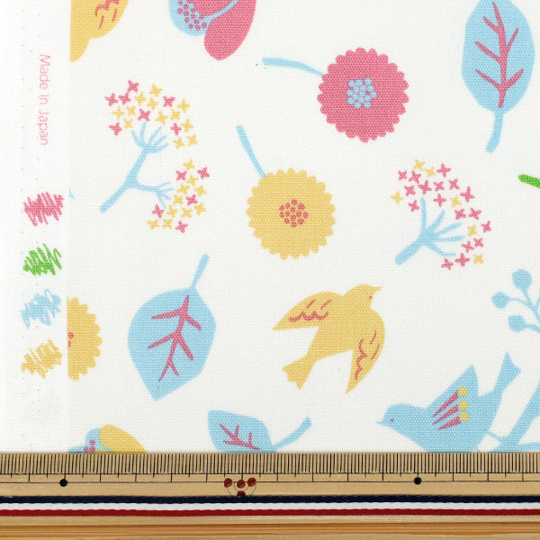 [Quantity from 5] Fabric "Palette Palette Oxford トリノモリ マルチ 144-8056-C1MU"