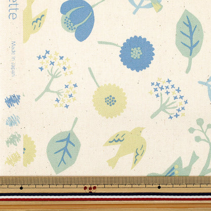 [Quantity from 5] Fabric "Palette Palette Oxford トリノモリ ブルー 144-8056-C2BL"