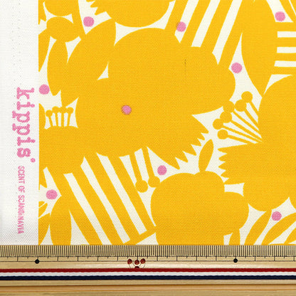 Fabric "KIPPIS Oxford Cut Cloth Approximately 108 x 50cm Garden Party Yellow KPOK-82A"