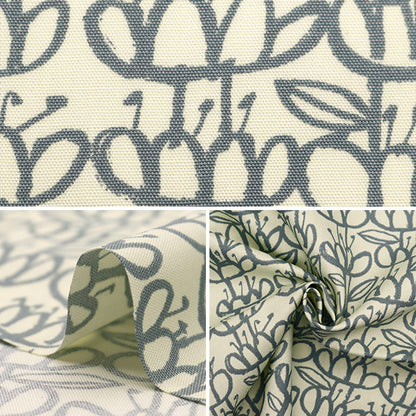 Fabric "KIPPIS Oxford Cut Cloth Approximately 108 x 50cm aquatic plants Kinari KPOK-83A"
