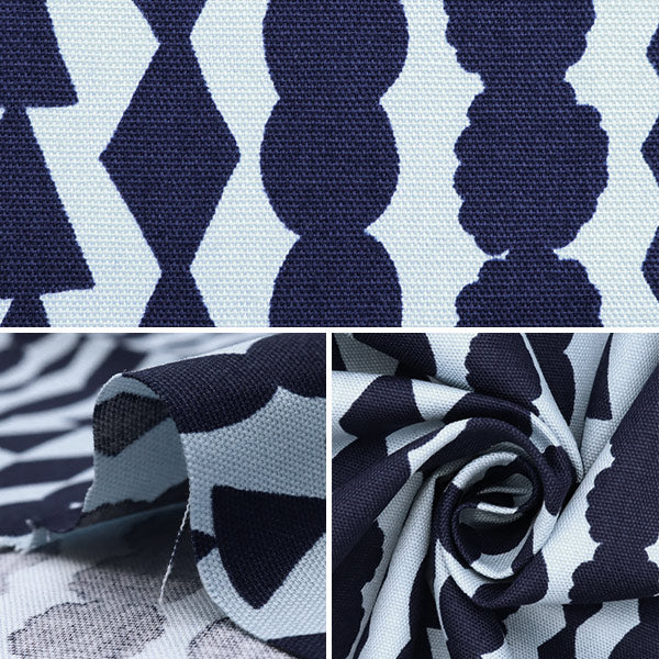 [From quantity 5] Fabric "KIPPIS Oxford Salmiacchi Blue KPO-19H"
