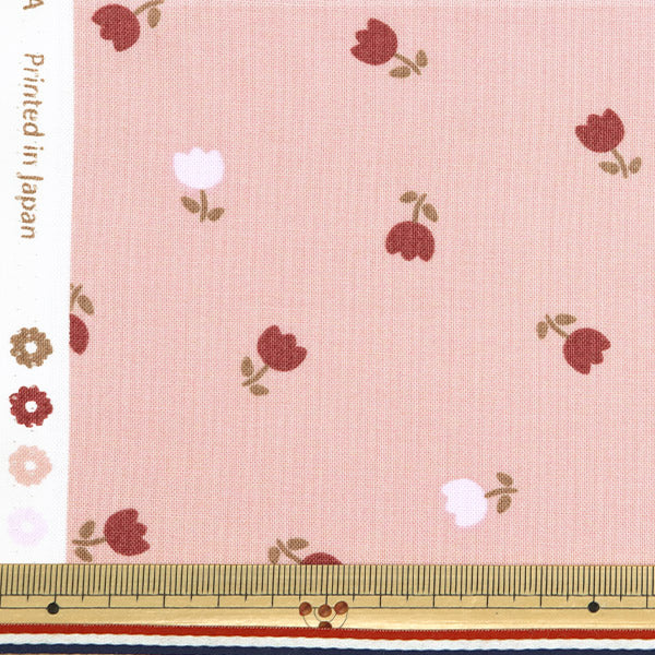 [Quantity starting from 5] Fabric "Milkratte" Sheeting Tulip Pink MLJS-15B"