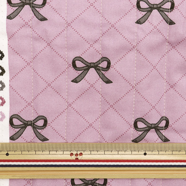Fabric "Milkratte" SheetingQuiltCut Cloth Ribbon Pink CQMLJS-16A"