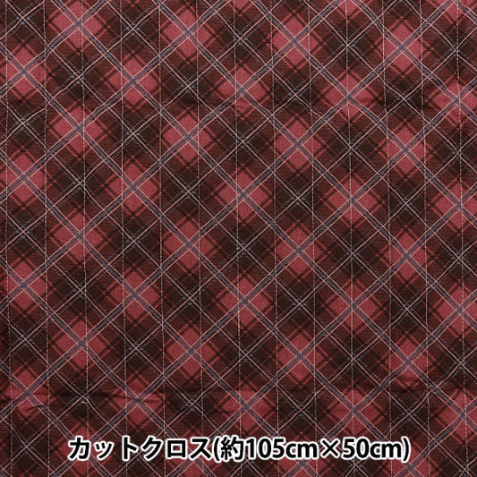 Fabric "Milkratte" SheetingQuiltCut Cloth Check Red CQMLJS-17A"