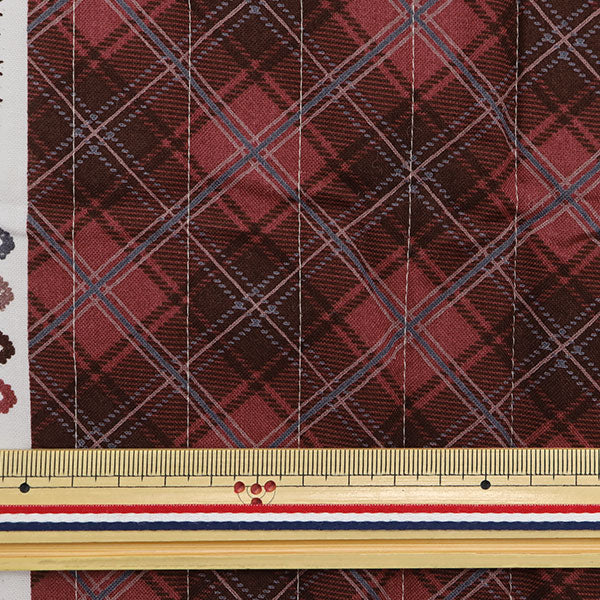 Fabric "Milkratte" SheetingQuiltCut Cloth Check Red CQMLJS-17A"
