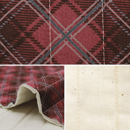 Fabric "Milkratte" SheetingQuiltCut Cloth Check Red CQMLJS-17A"