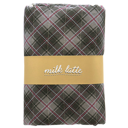 Fabric "Milkratte" SheetingQuiltCut Cloth Check Gray CQMLJS-17B"