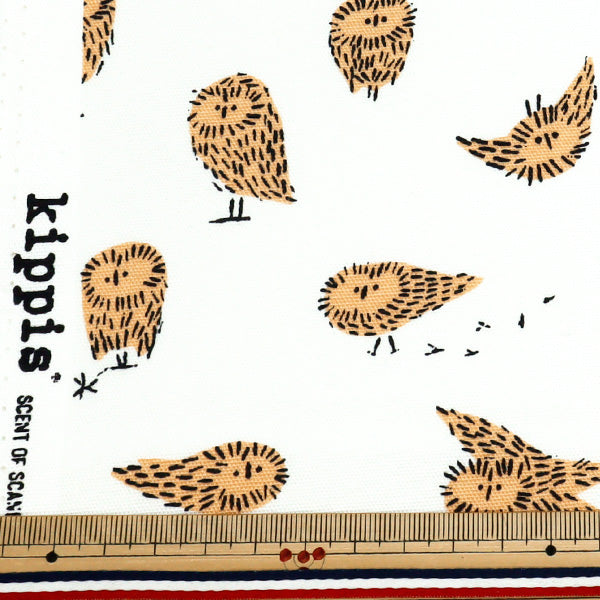 [Quantity starting from 5] Fabric "kippis Oxford Arctic Owl Ivory KPO-87A"