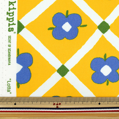 [Quantity starting from 5] Fabric "kippis Oxford Civic Farm Yellow KPO-91A"