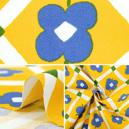 [Quantity starting from 5] Fabric "kippis Oxford Civic Farm Yellow KPO-91A"