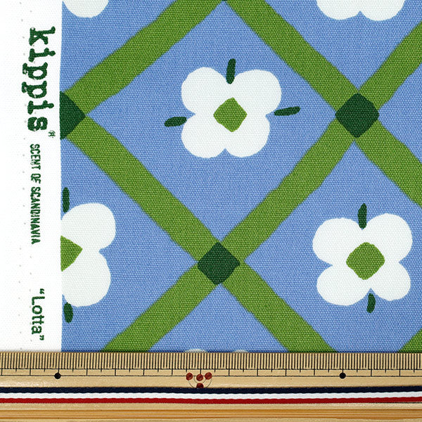 [Quantity starting from 5] Fabric "kippis Oxford Civic Farm Blue KPO-91B"