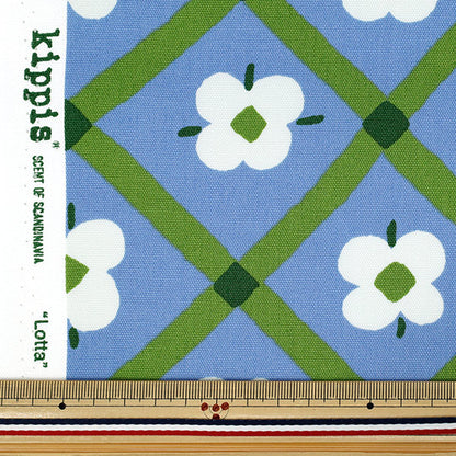 [Quantity starting from 5] Fabric "kippis Oxford Civic Farm Blue KPO-91B"