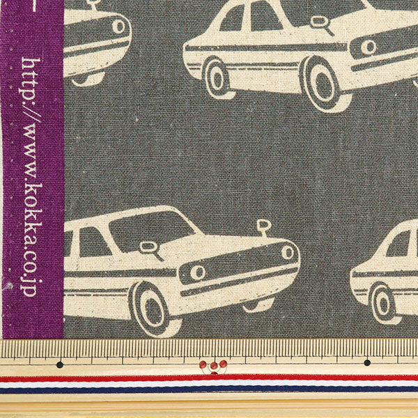 [Quantity starting from 5] Fabric "ni-co echino cotton linen canvas car EKX-98060-60D" KOKKA