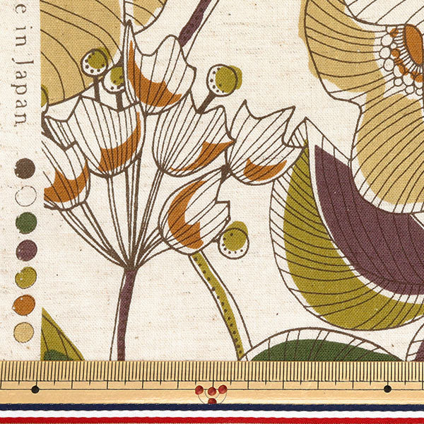 [Quantity starting from 5] Fabric "Cotton and linen"Sheeting African Fabric Style Off YKA-21000-1D" KOKKA