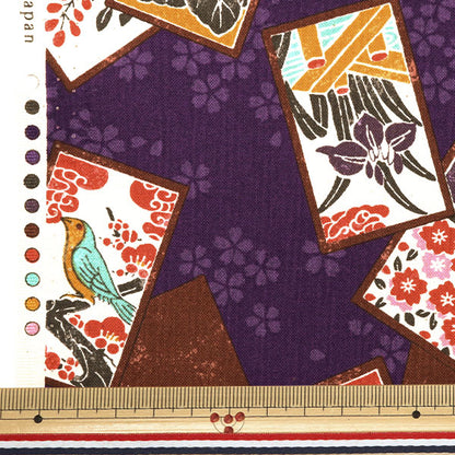 [From quantity 5] Fabric 『Sheeting Flower bill B YPA-59050-2B" KOKKA