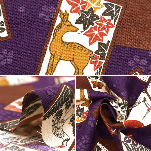 [From quantity 5] Fabric 『Sheeting Flower bill B YPA-59050-2B" KOKKA