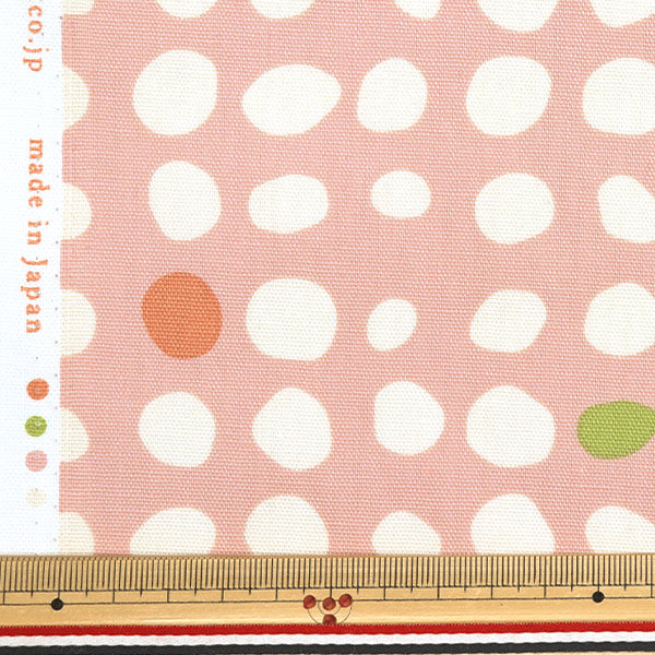 [From quantity 5] Fabric "Water repellentOxford LINNEA Basic Polka dots B yka-29001-1B" KOKKA