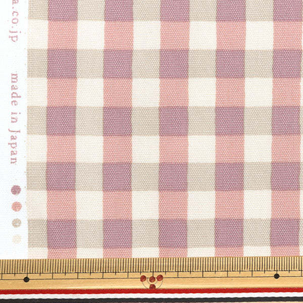 [From quantity 5] Fabric "Water repellentOxford LINNEA Basic Check A YKA-29001-2A" KOKKA