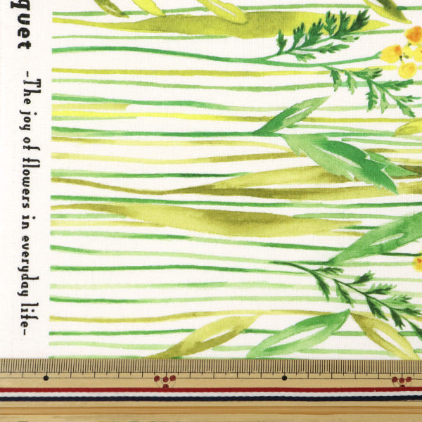 [Quantity starting from 5] Fabric 『Sheeting Inkjet print floral pattern YGA-76070-1A" KOKKA