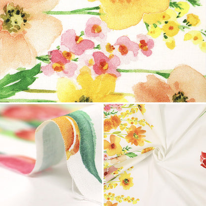 [Quantity starting from 5] Fabric 『Sheeting Inkjet print floral pattern YGA-76070-1A" KOKKA