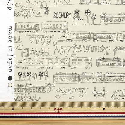 [Quantity starting from 5] Fabric 『Sheeting Monotone School Kinari YKA-29010-3A" KOKKA