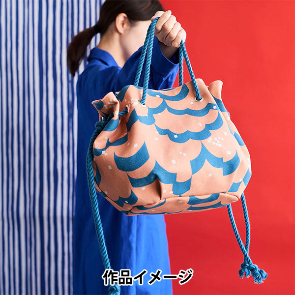 [Quantity starting from 5] Fabric "echino float cotton linen canvas pink EKX-98120-21A" KOKKA