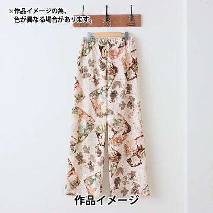 [Quantity from 5] Fabric "mizacosha Sheeting おはなしの国 EGX-9500-4A" KOKKA