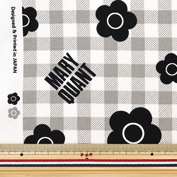 [From quantity 5] Fabric "Mary Quant Oxford Check Black AP1030S-1E"