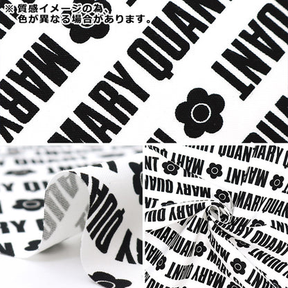 [From quantity 5] Fabric "Mary Quant Oxford Logo Pink AP1030S-2C"