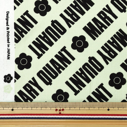[From quantity 5] Fabric "Mary Quant Oxford Logo mint AP1030S-2D"
