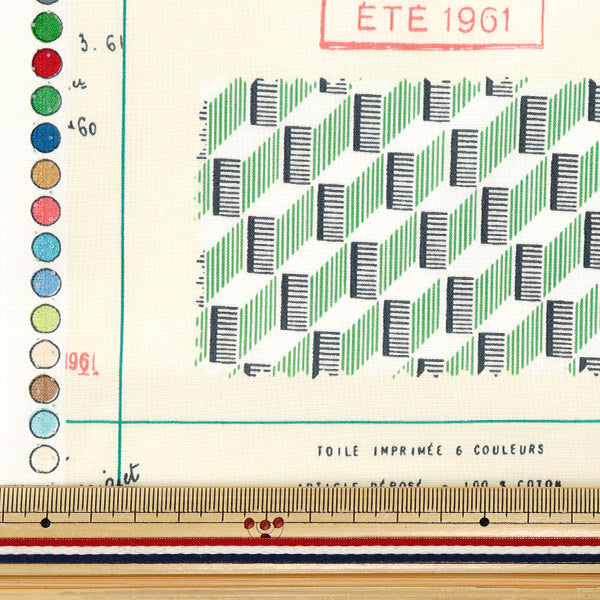 [Quantity starting from 5] Fabric "Sharting Sample Book Cream 825901-A" YUWA Ariwa Shoten