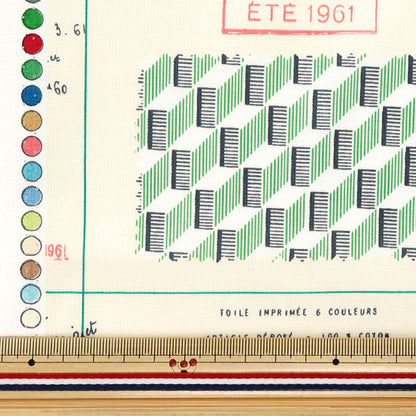 [Quantity starting from 5] Fabric "Sharting Sample Book Cream 825901-A" YUWA Ariwa Shoten