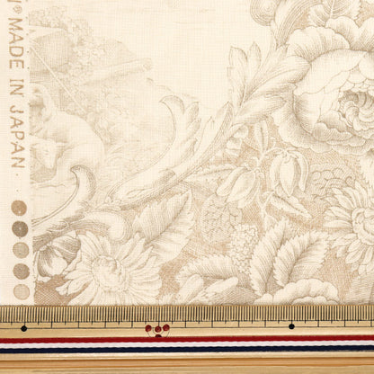 [Quantity starting from 5] Fabric "Sharting Classic Print Toilet Joui Style Off x Beige 819589-D" YUWA Ariwa Shoten
