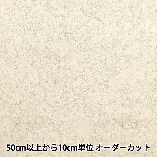 [Quantity starting from 5] Fabric "Sharting Classic Print Toilet Joui Floral Pattern Beige 829003-L" YUWA Ariwa Shoten