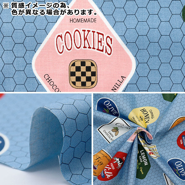 [Quantity starting from 5] Fabric "Koseki Suzuko Sharting Bikabikachint Processing Dood Labels Sand SZ829924-D" YUWA Ariwa Shoten