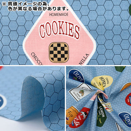 [Quantity starting from 5] Fabric "Koseki Suzuko Sharting Bikabikachint Processing Dood Labels Gray SZ829924-E" YUWA Ariwa Shoten