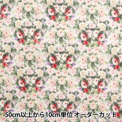 [数量从5开始] 织物 “ Sharting Secret Rose Garden多色824887-A" Yuwa Ariwa射击