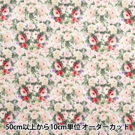 [数量从5开始] 织物 “ Sharting Secret Rose Garden多色824887-A" Yuwa Ariwa射击