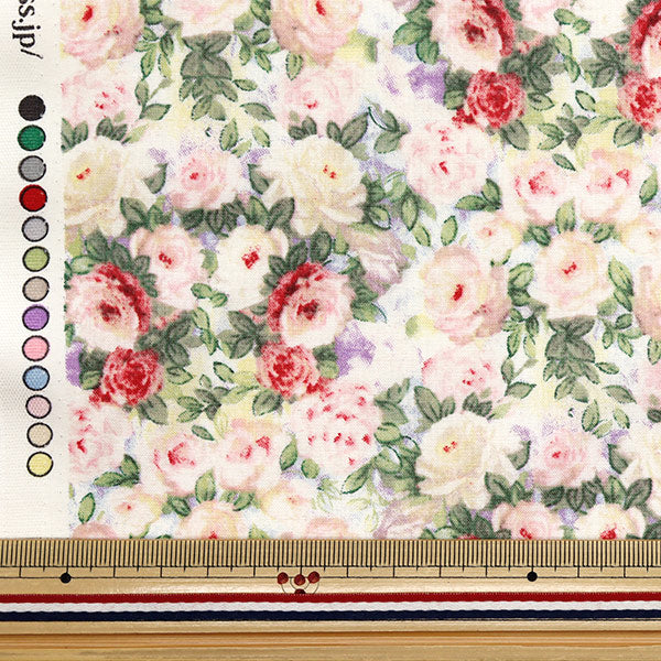 [数量从5开始] 织物 “ Sharting Secret Rose Garden多色824887-A" Yuwa Ariwa射击