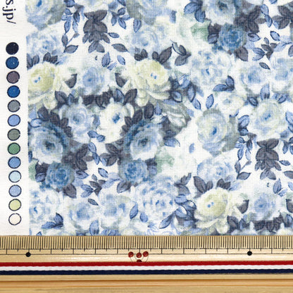 [数量从5开始] 织物 “ Sharting Secret Rose Garden Blue 824887-D" Yuwa Ariwa射击