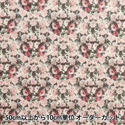 [数量从5开始] 织物 “ Sharting Secret Rose Garden Retro Pink 824887-E" Yuwa Ariwa射击