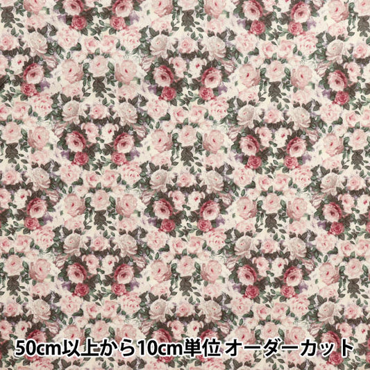 [数量从5开始] 织物 “ Sharting Secret Rose Garden Retro Pink 824887-E" Yuwa Ariwa射击