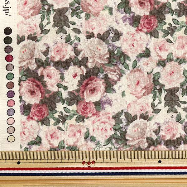 [数量从5开始] 织物 “ Sharting Secret Rose Garden Retro Pink 824887-E" Yuwa Ariwa射击