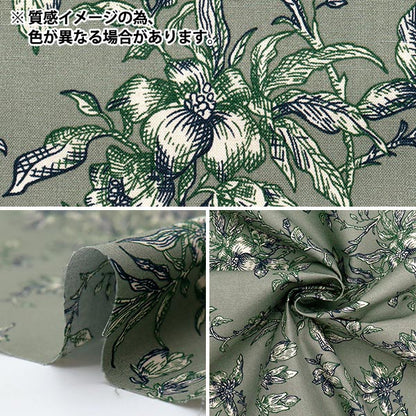 [数量从5开始] 织物 “砍线绘画灰色825916-b" Yuwa Ariwa射击