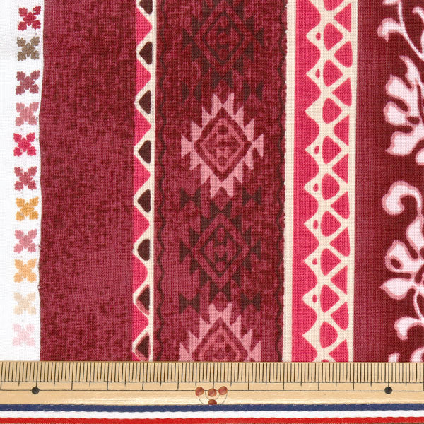 [数量从5开始] 织物“ Sharting Island Style Kathy Mum Wolul Pink 02544-1PI"