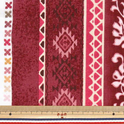 [数量从5开始] 织物“ Sharting Island Style Kathy Mum Wolul Pink 02544-1PI"