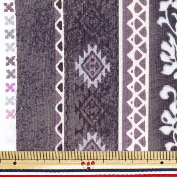 [数量从5开始] 织物“ Sharting Island Style Kathy Mum Wolul Gray 02544-4Gy"