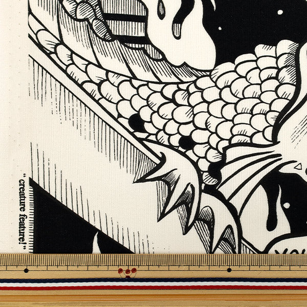 [Quantity starting from 5] Fabric "USA cotton Sheeting ALEXANDER HENRY creature feature! 8909-CR-1"